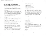 Preview for 2 page of Farberware FAC800TO Accents Use And Care Instructions Manual