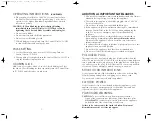 Preview for 3 page of Farberware FBL500SS Use And Care Instructions Manual