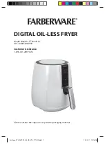 Предварительный просмотр 1 страницы Farberware FBW FT 43479 BK Manual