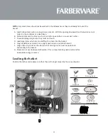 Preview for 11 page of Farberware FCD06ABBWHA Instructions Manual