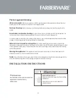 Preview for 19 page of Farberware FCD06ABBWHA Instructions Manual