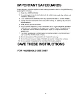 Preview for 3 page of Farberware FCJ300P Use And Care Instructions Manual