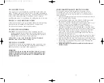 Preview for 13 page of Farberware FES15B Use & Care Instructions Manual