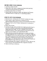 Предварительный просмотр 5 страницы Farberware FGC600B Use & Care Instructions Manual