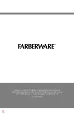 Предварительный просмотр 1 страницы Farberware FHS1150W Instruction Manual