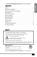 Preview for 4 page of Farberware FM11VABK Instruction Manual