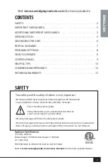 Preview for 4 page of Farberware FMG07BLK Instruction Manual