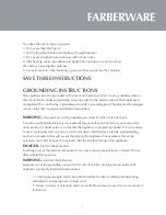 Preview for 6 page of Farberware FMO07ABTBKA Instruction Manual