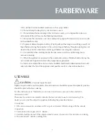 Preview for 8 page of Farberware FMO07ABTWHA Instruction Manual