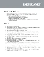Предварительный просмотр 7 страницы Farberware FMO10AHDBKC Instructions Manual