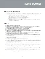 Preview for 7 page of Farberware FMO10AHSBKA Instruction Manual