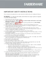 Предварительный просмотр 5 страницы Farberware FMO11AESBKA Instruction Manual