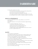 Preview for 7 page of Farberware FMO11AHTBKD Instruction Manual