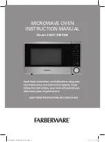 Preview for 1 page of Farberware FMO11HBTBKI Instruction Manual