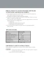 Preview for 4 page of Farberware FMO12AHTBSG Instruction Manual