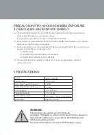 Preview for 4 page of Farberware FMO13AHTBKI Instruction Manual