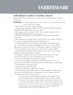 Preview for 5 page of Farberware FMO13AHTBKI Instruction Manual