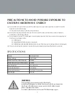 Preview for 4 page of Farberware FMO16AHTBSD Instruction Manual