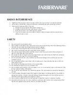 Preview for 7 page of Farberware FMO16AHTBSD Instruction Manual