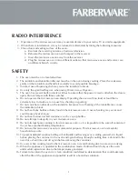 Preview for 7 page of Farberware FMO22ABTBKA Instruction Manual