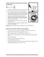 Preview for 9 page of Farberware FP3200FBS Instruction Manual