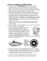 Preview for 15 page of Farberware FPC400 Use & Care Instructions Manual