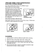 Preview for 5 page of Farberware FPJOO1 Use And Care Instruction