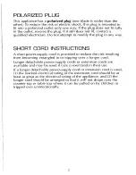 Preview for 3 page of Farberware FPM100 Use & Care Instructions Manual