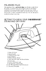 Preview for 3 page of Farberware FSN100 Use And Care Instructions Manual