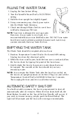 Preview for 9 page of Farberware FSN100 Use And Care Instructions Manual