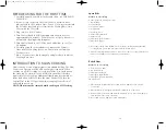 Предварительный просмотр 6 страницы Farberware FSSC500 SPECIAL SELECT Use And Care Instructions Manual