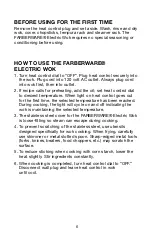 Preview for 7 page of Farberware FSW343 Instruction Manual