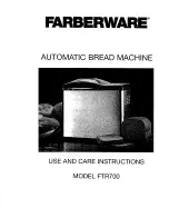 Farberware FTR700 Use And Care Instructions Manual preview