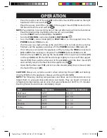 Preview for 13 page of Farberware mc25cex User Manual