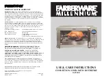 Preview for 1 page of Farberware Millenium FAC900R Use And Care Instructions Manual