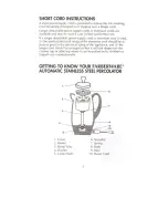 Preview for 3 page of Farberware Millenium FCP240 Use & Care Instructions Manual