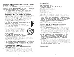 Preview for 12 page of Farberware Millenium FPC600 Use & Care Instructions Manual