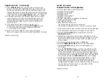Preview for 23 page of Farberware Millenium FPC600 Use & Care Instructions Manual
