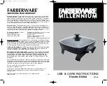 Farberware Millenium FS12B Use And Care Instructions Manual предпросмотр