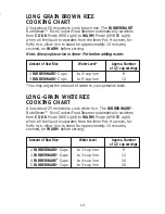 Preview for 11 page of Farberware Millenium NUTRISTEAM FRA500 Use & Care Instructions Manual