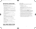 Preview for 11 page of Farberware Millennium FES4B Use And Care Instructions Manual