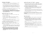 Preview for 8 page of Farberware Millennium FTO320SS Use And Care Instructions Manual