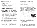 Preview for 14 page of Farberware Millennium FTO320SS Use And Care Instructions Manual