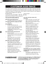 Preview for 14 page of Farberware WM-16116 Manual