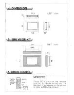 Preview for 3 page of Farenheit 5.8" TFT LCD Wide color monitor User Manual