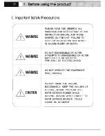 Preview for 3 page of Farenheit 7.2" LCD Wide color monitor User Manual