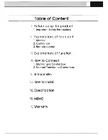 Preview for 2 page of Farenheit 7" TFT LCD Wide Color Monitor User Manual