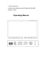 Farenheit 8" wide Touch Screen 1-Din Oversized Fully Motorized TFT Monitor/DVD/AM/FM Operating Manual preview