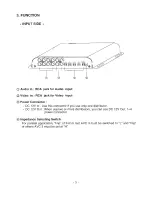 Preview for 4 page of Farenheit AVC 3 Instruction Manual