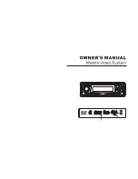 Farenheit DVD-29T Owner'S Manual preview